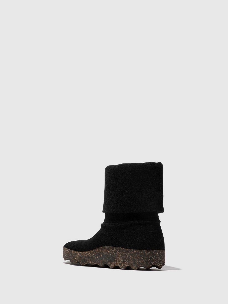 Women ASPORTUGUESAS Cady | Round Toe Boots Cady Black