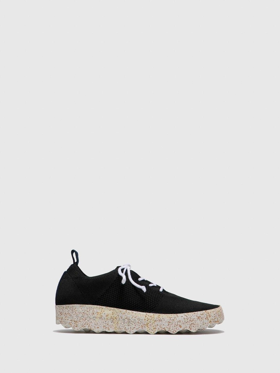 Women ASPORTUGUESAS Code | Lace-Up Trainers Code Black