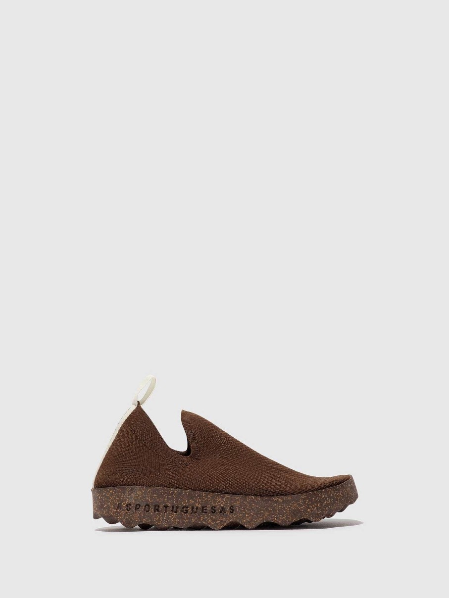 Women ASPORTUGUESAS Care | Slip-On Trainers Care Brown