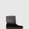 Women ASPORTUGUESAS Cady | Round Toe Boots Cady Black/Concrete