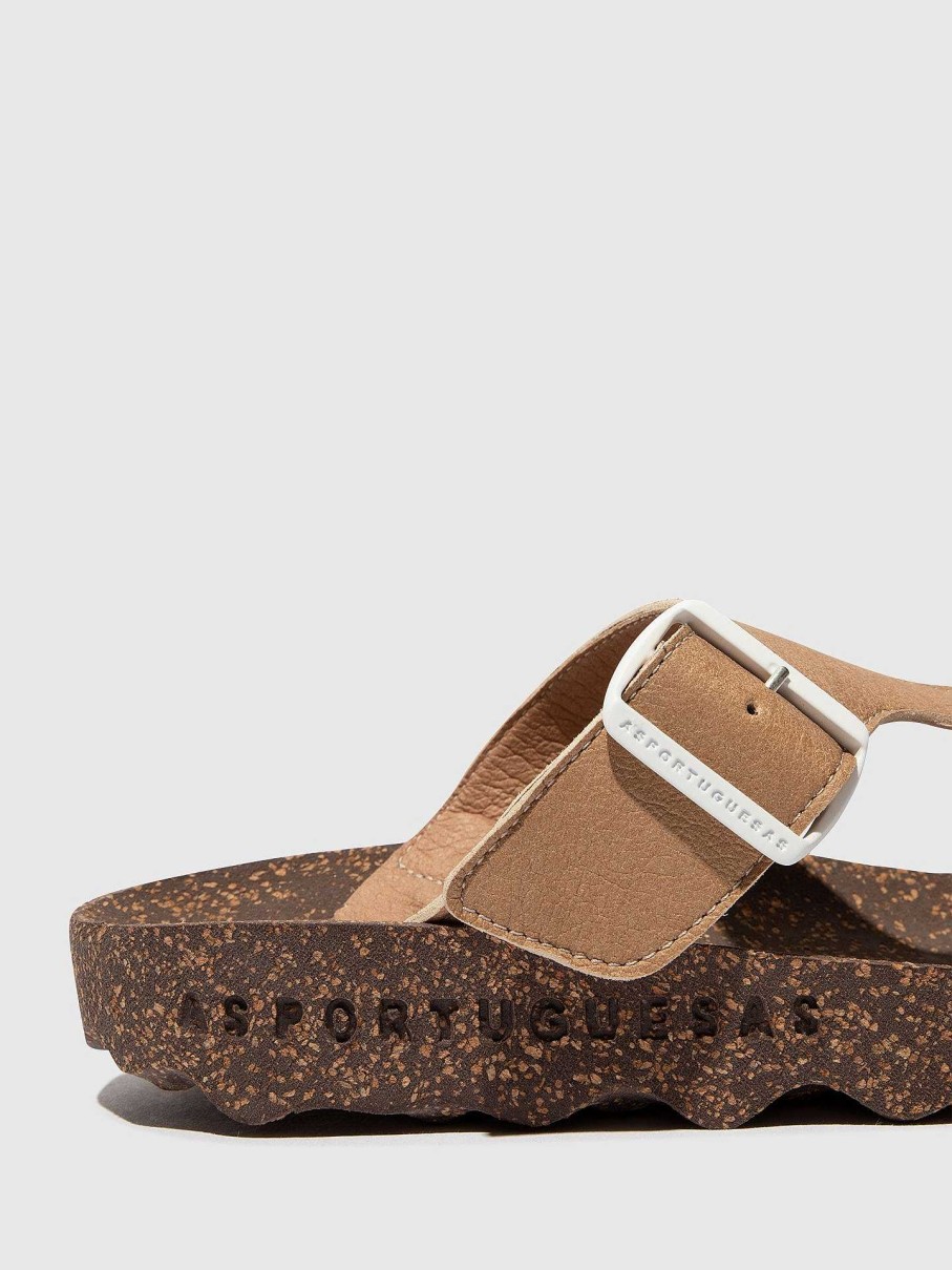 Women ASPORTUGUESAS Fuse | Slip-On Sandals Fuse Sand