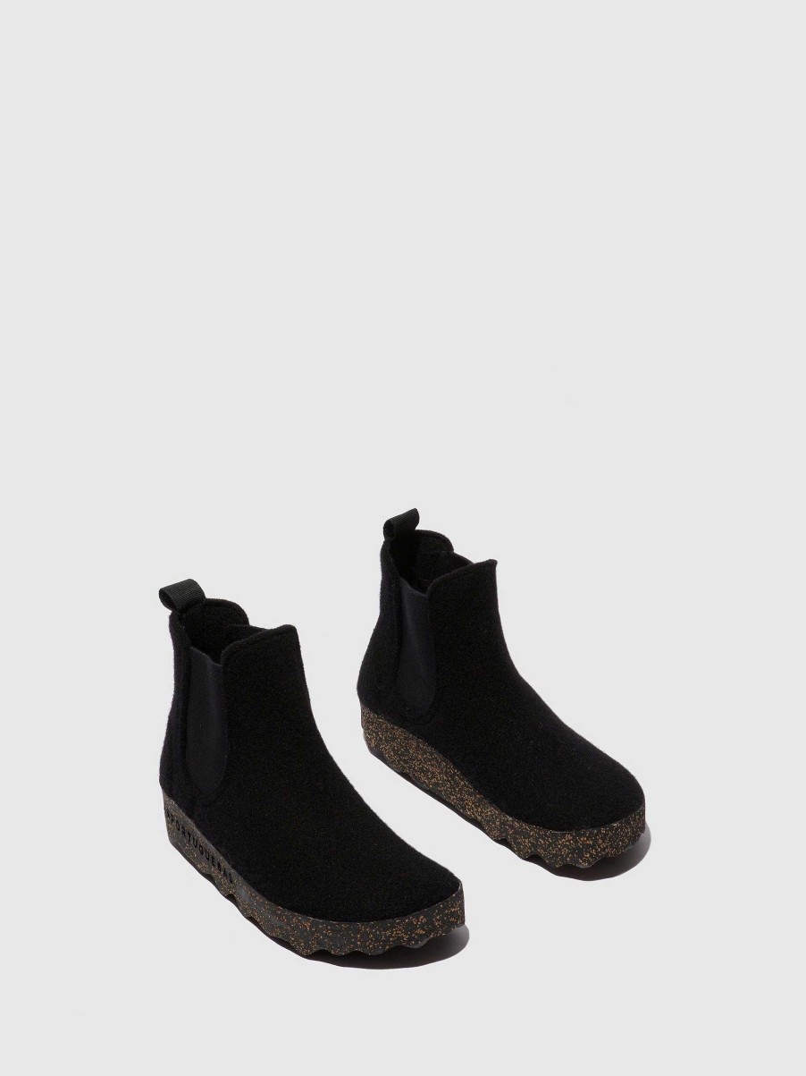 Men ASPORTUGUESAS Caia | Chelsea Ankle Boots Caia Black