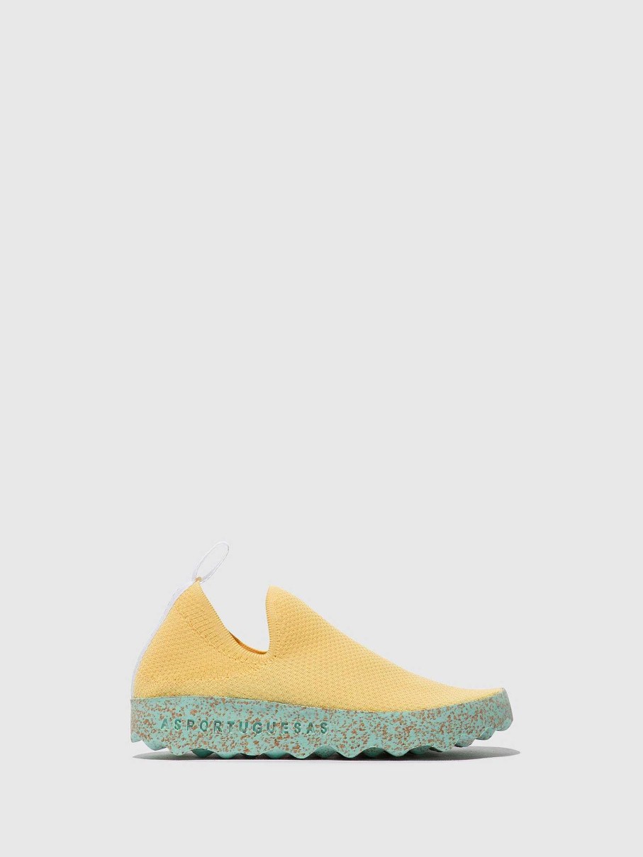 Women ASPORTUGUESAS Care | Slip-On Trainers Care R. Yellow