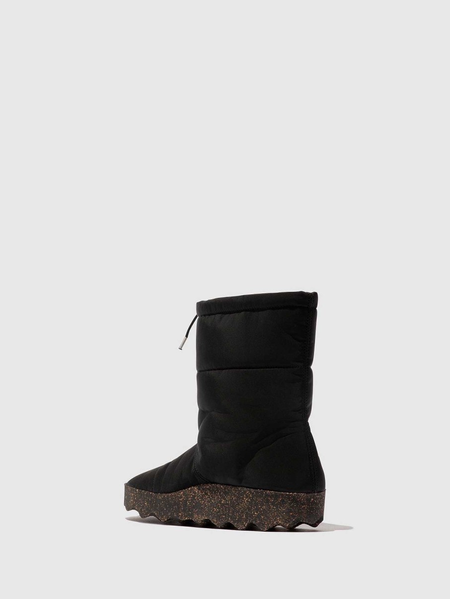 Women ASPORTUGUESAS Cale | Fluff Boots Cale Black