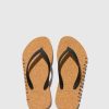 Women ASPORTUGUESAS Bumpy | Beach Flip-Flops Bumpy Yellow & Black Strap