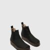 Men ASPORTUGUESAS Caia | Chelsea Ankle Boots Caia M Black Viridis