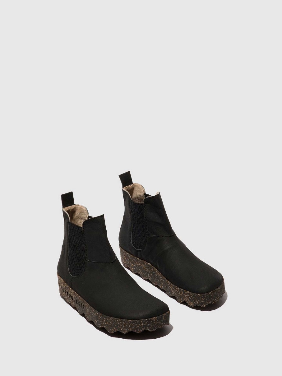 Men ASPORTUGUESAS Caia | Chelsea Ankle Boots Caia M Black Viridis