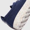 Men ASPORTUGUESAS Chat | Lace-Up Trainers Chat Navy Recycled Linen