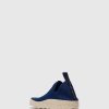 Men ASPORTUGUESAS Care | Elasticated Trainers Care Navy S.Cafe Stretch