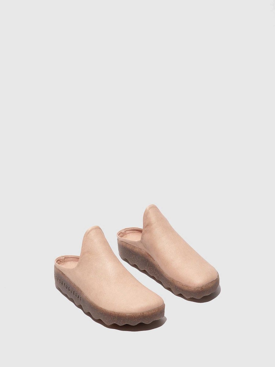 Women ASPORTUGUESAS Clay | Slip-On Mules Clay Sweet Pink