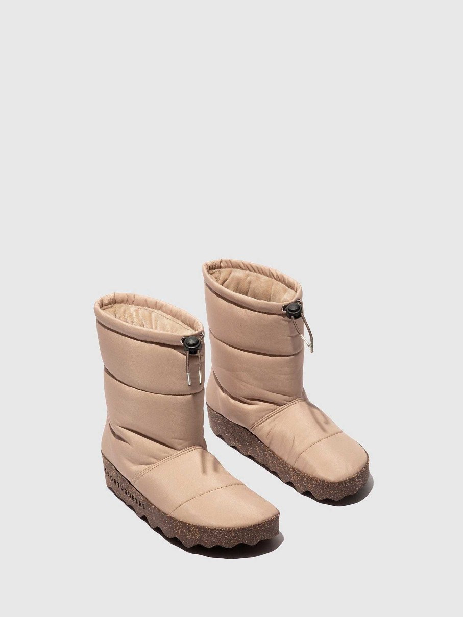 Women ASPORTUGUESAS Cale | Fluff Boots Cale Taupe