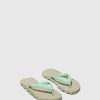 Women ASPORTUGUESAS Bumpy | Beach Flip-Flops Bumpy Mint & Mint Strap