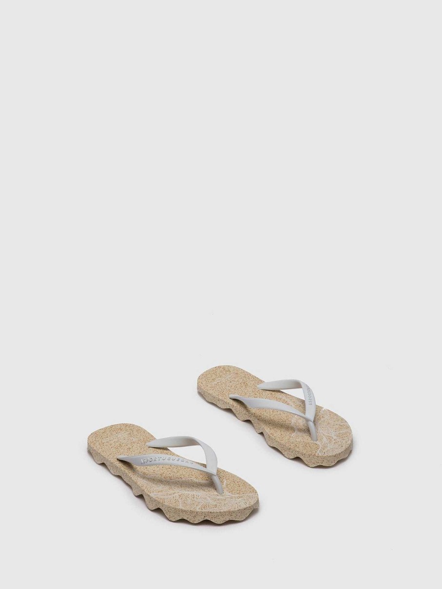 Men ASPORTUGUESAS Mcna | Beach Flip-Flops Mcna White