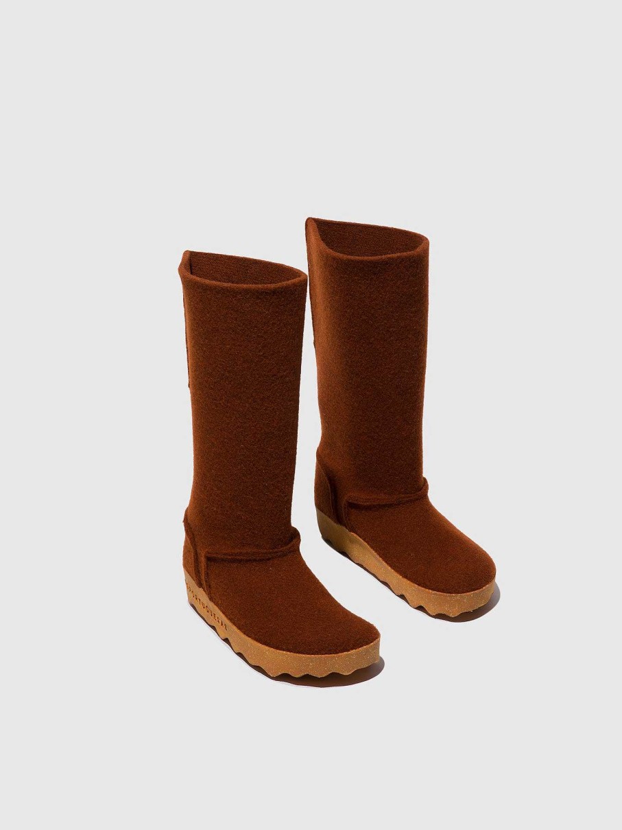 Women ASPORTUGUESAS Cora | Knee-High Boots Cora Brown