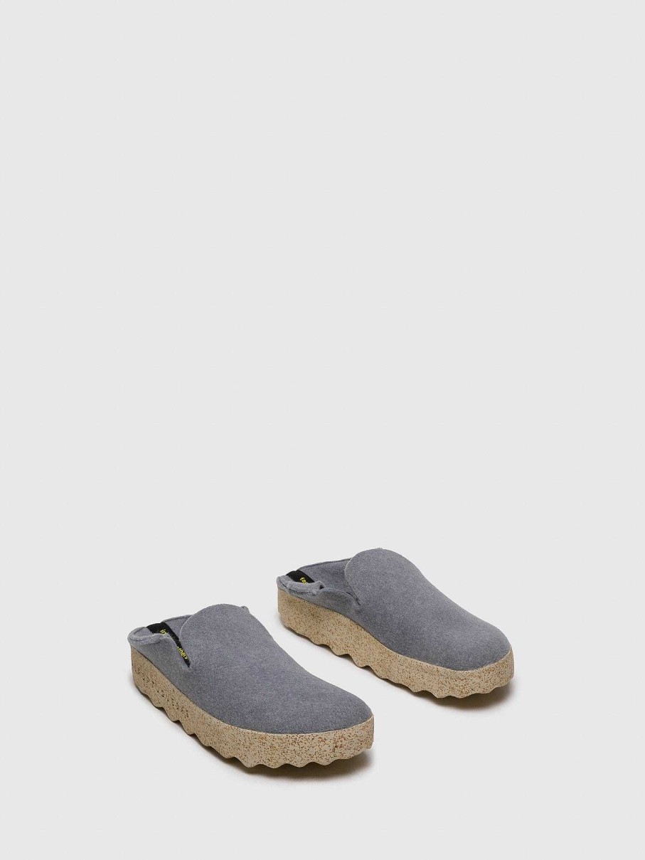 Men ASPORTUGUESAS Crew | Round Toe Shoes Crew Gray