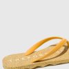 Women ASPORTUGUESAS Base | Beach Flip-Flops Base Yellow & Yellow Strap