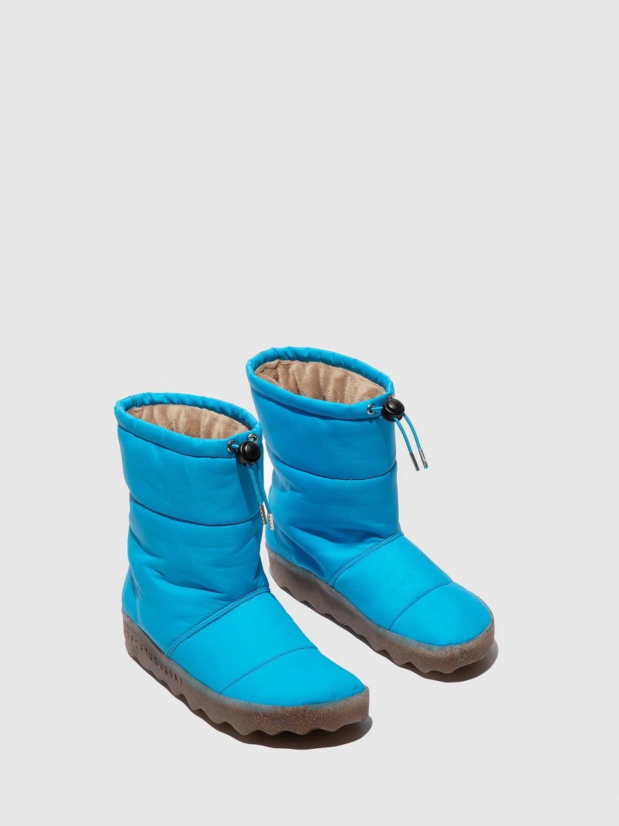 Women ASPORTUGUESAS Cale | Fluff Boots Cale Blue