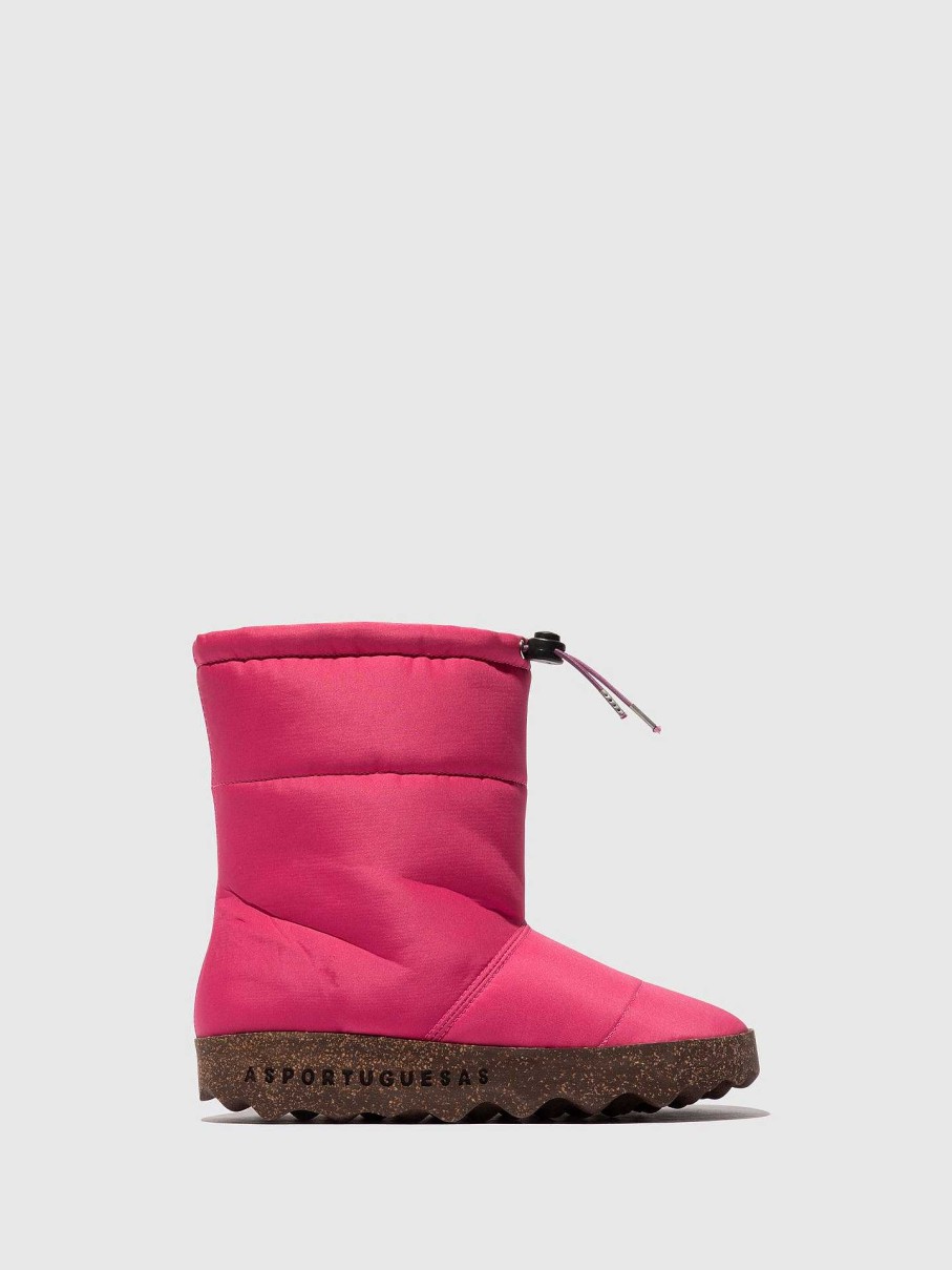 Women ASPORTUGUESAS Cale | Fluff Boots Cale Pink