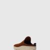 Women ASPORTUGUESAS Come | Round Toe Mules Come Brown