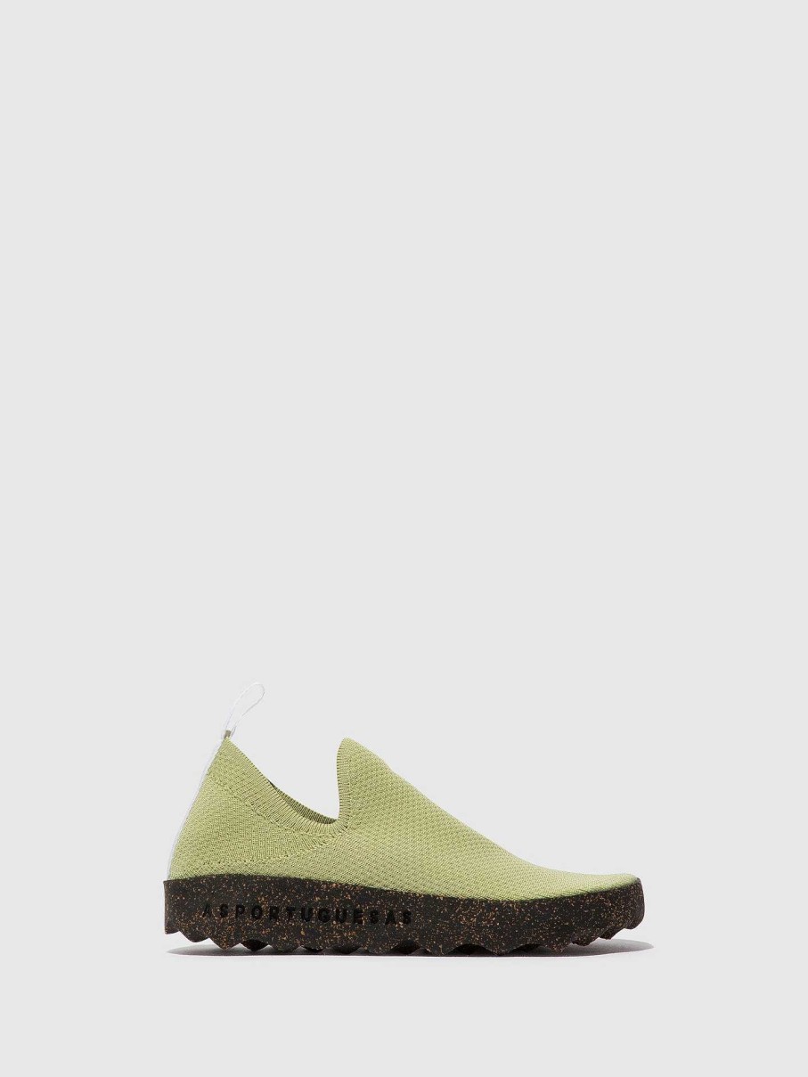 Women ASPORTUGUESAS Care | Slip-On Trainers Care Khaki