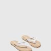 Men ASPORTUGUESAS Base | Beach Flip-Flops Base Natural & White Strap