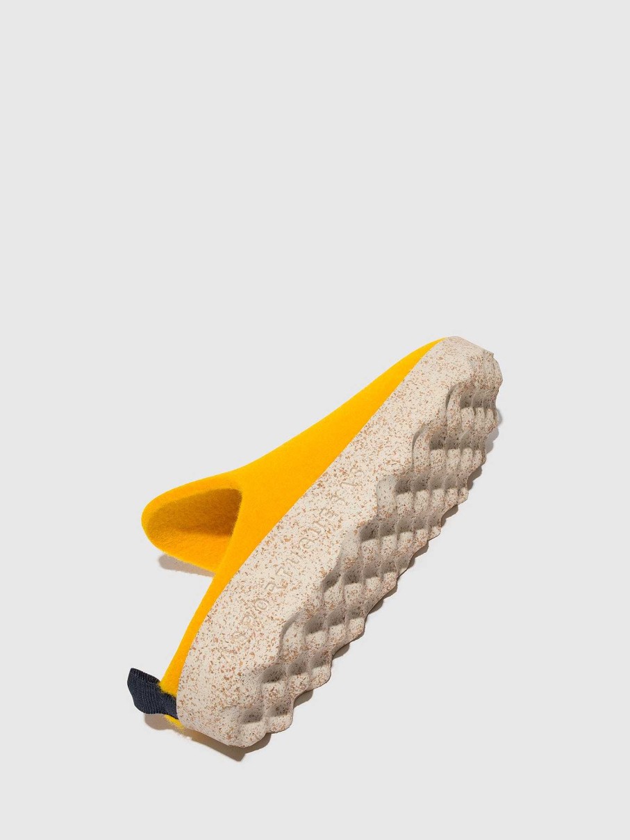 Women ASPORTUGUESAS Come | Slip-On Mules Come Yellow