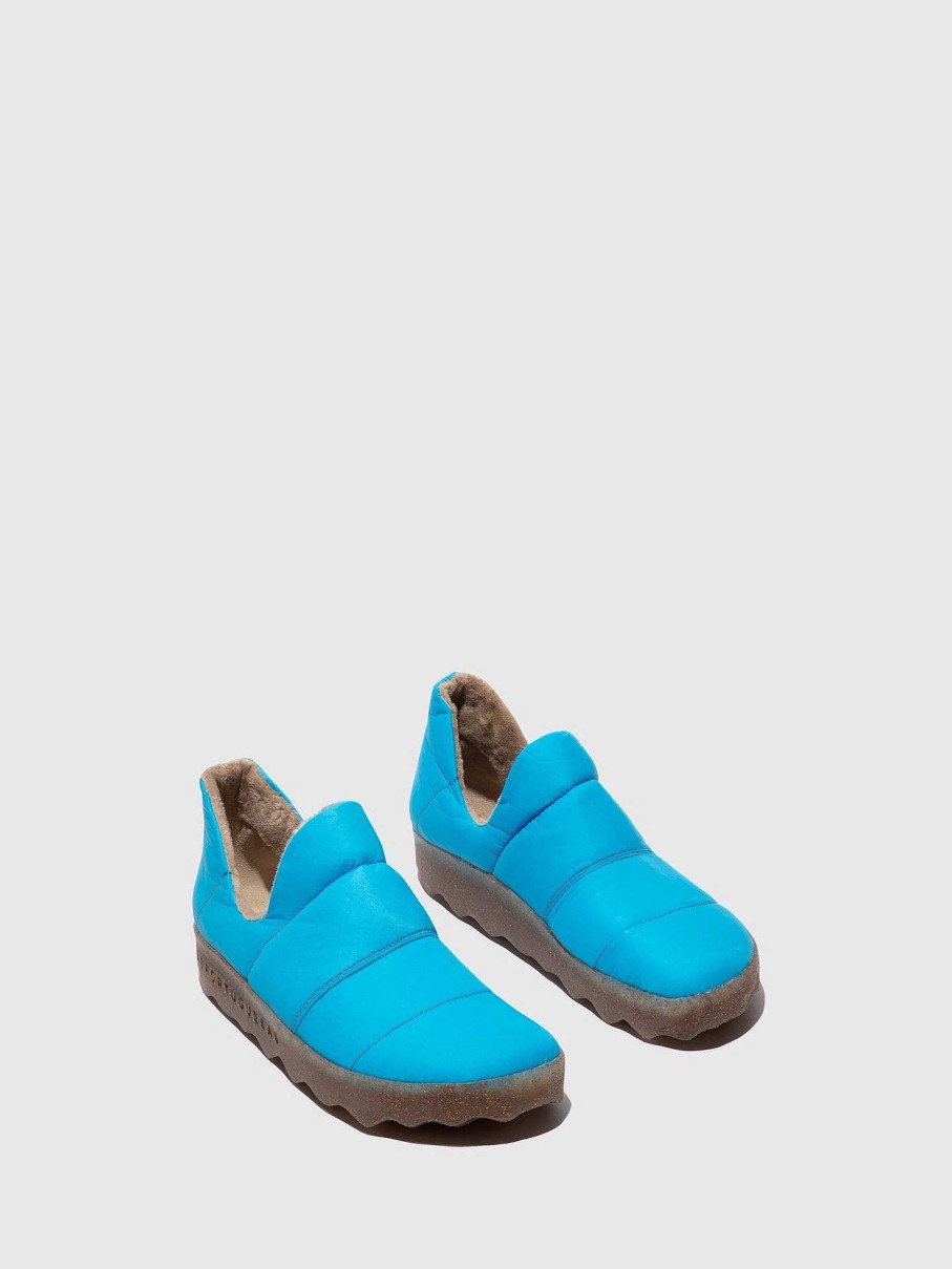 Men ASPORTUGUESAS Crus | Round Toe Shoes Crus Blue