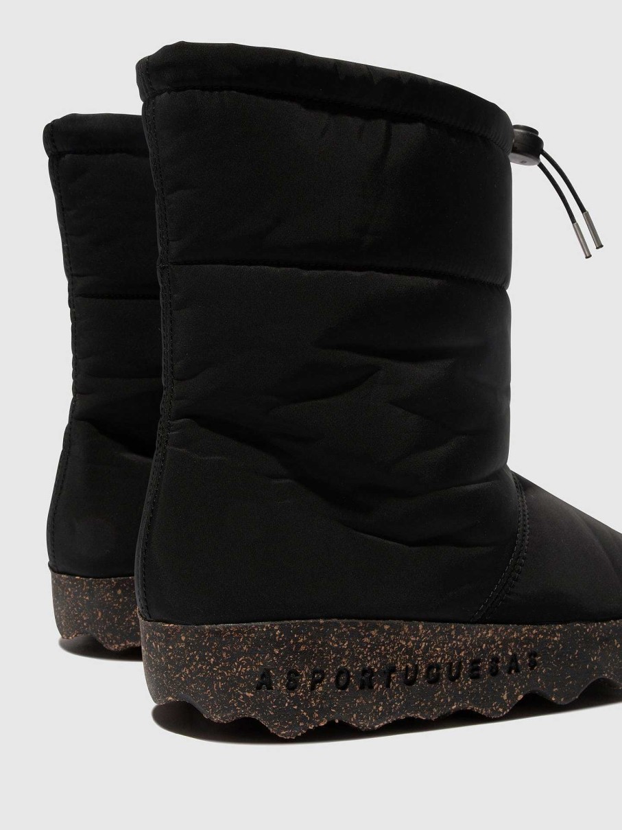 Women ASPORTUGUESAS Cale | Fluff Boots Cale Black