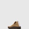 Women ASPORTUGUESAS Care | Elasticated Trainers Care Cedar Brown S.Cafe Stretch