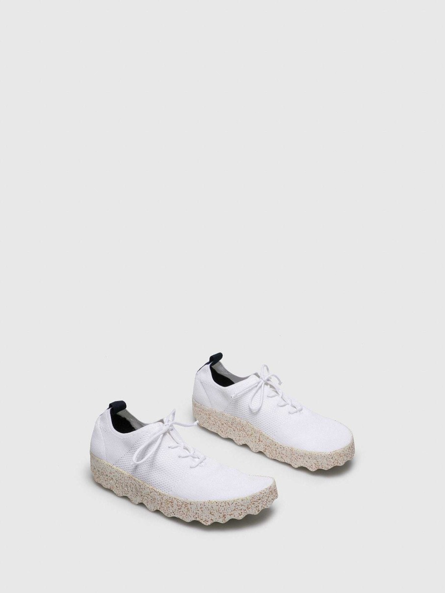 Women ASPORTUGUESAS Code | Lace-Up Trainers Code White