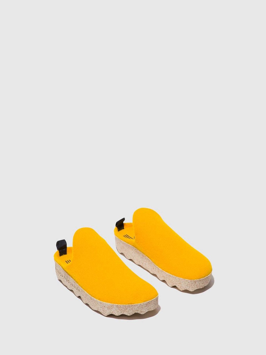 Women ASPORTUGUESAS Come | Slip-On Mules Come Yellow