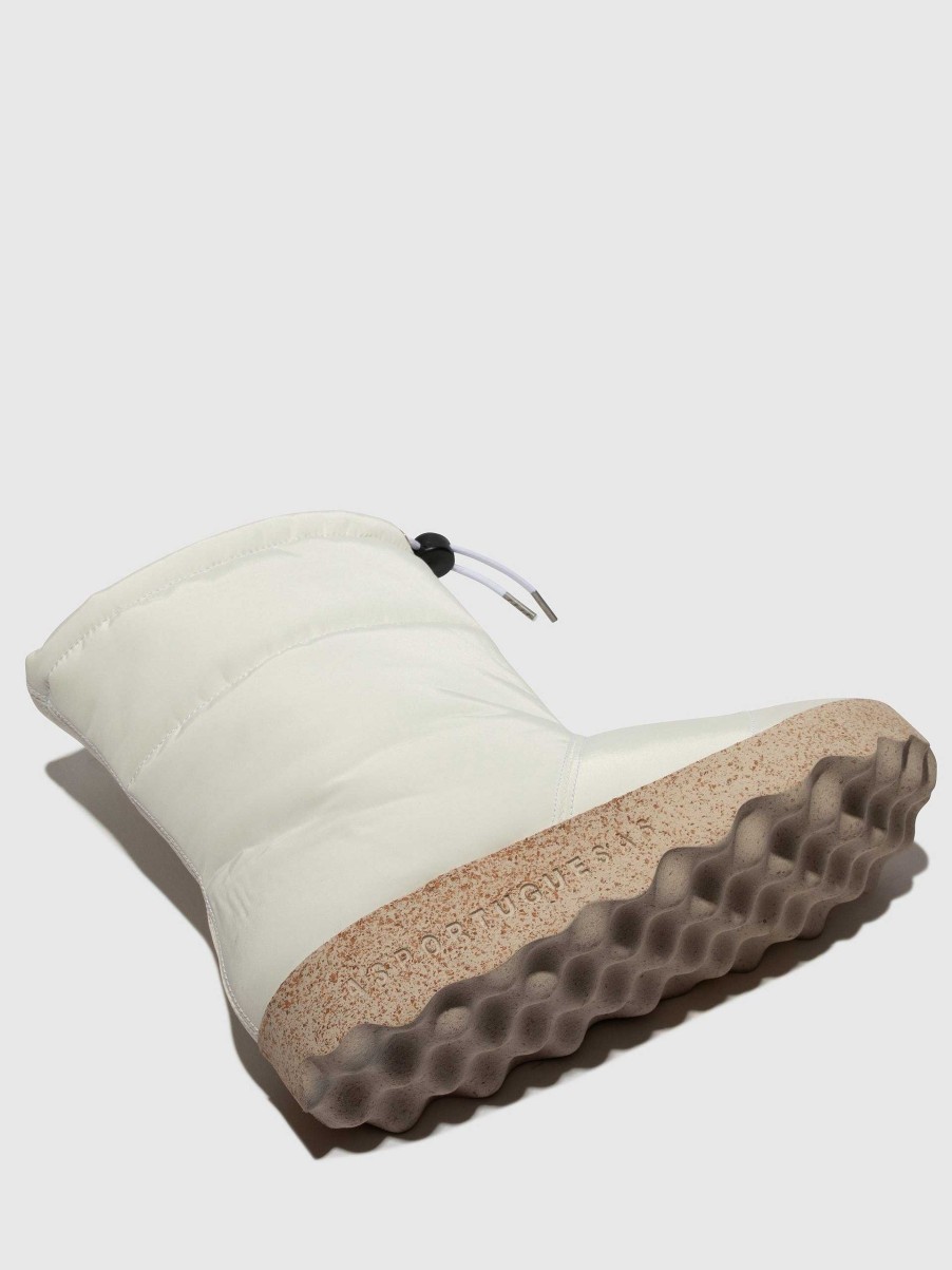 Women ASPORTUGUESAS Cale | Fluff Boots Cale White