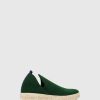 Men ASPORTUGUESAS City | Round Toe Shoes City Green