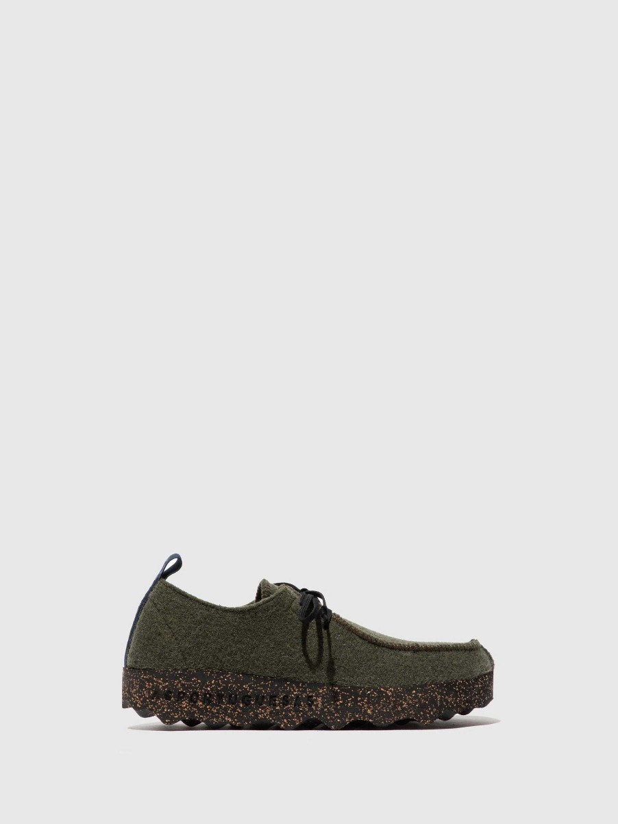 Men ASPORTUGUESAS Chat | Lace-Up Shoes Chat Military Green