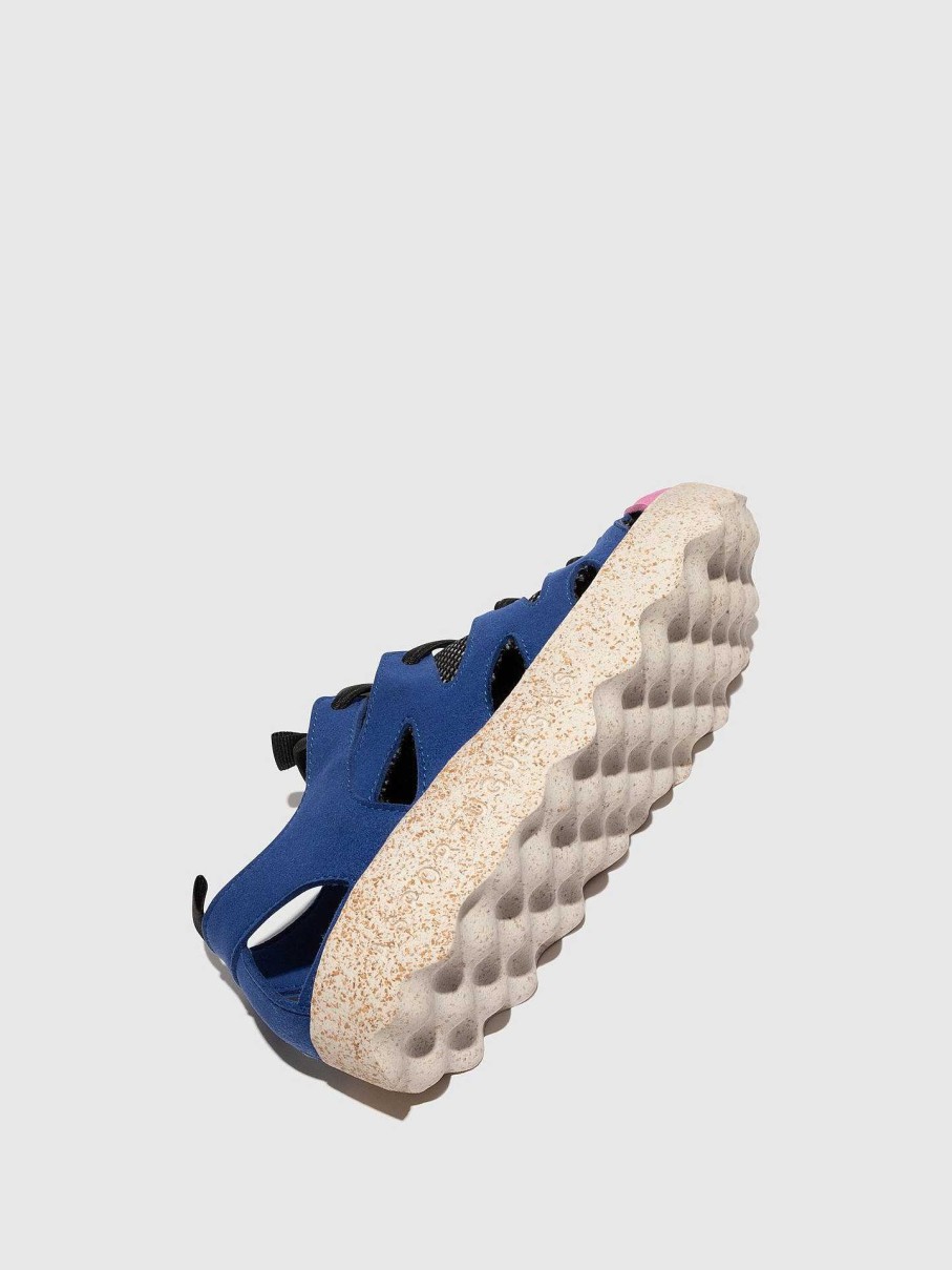 Women ASPORTUGUESAS Cure | Elasticated Trainers Cure Navy