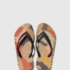 Women ASPORTUGUESAS Bumpy | Beach Flip-Flops Bumpy Multi. & Black Strap