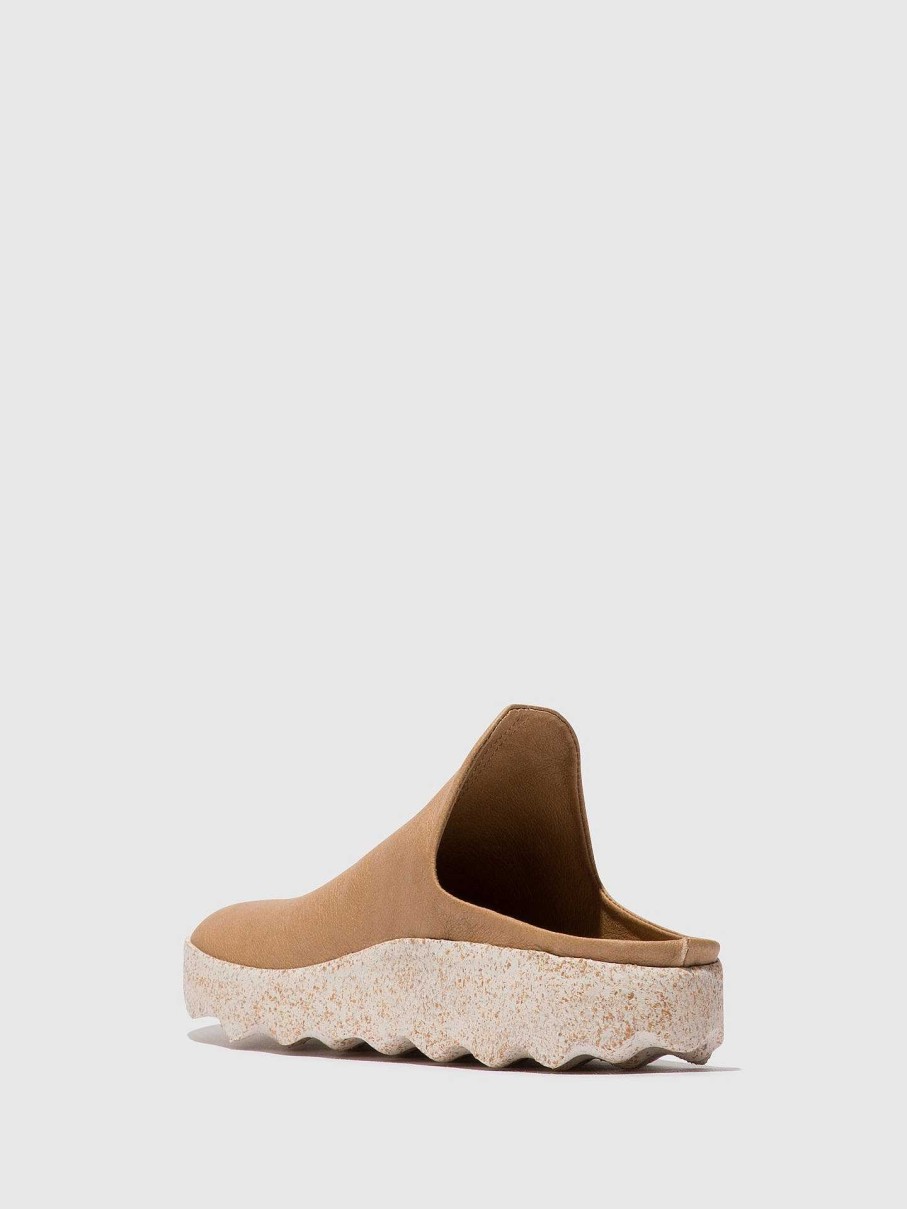 Women ASPORTUGUESAS Clay | Slip-On Mules Clay Sand