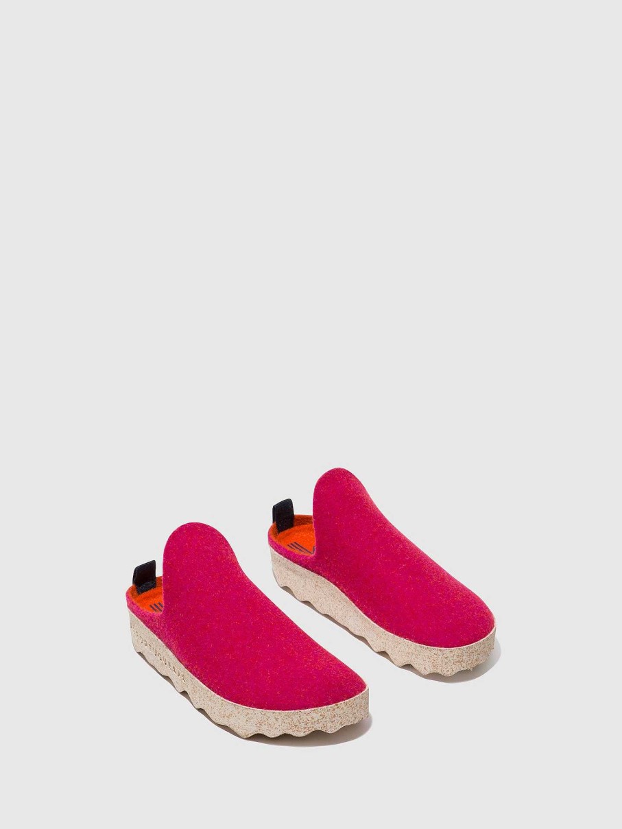 Women ASPORTUGUESAS Come | Slip-On Mules Come Fuchsia