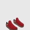 Women ASPORTUGUESAS Come | Round Toe Mules Come Red