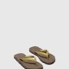 Women ASPORTUGUESAS Bumpy | Beach Flip-Flops Bumpy Black & Mlt. Gold Strap