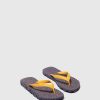 Women ASPORTUGUESAS Bumpy | Beach Flip-Flops Bumpy Blue & Yellow Strap