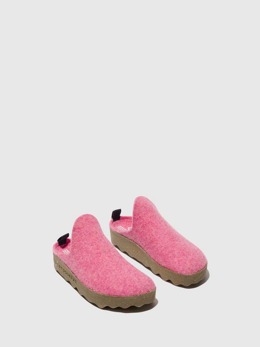 Women ASPORTUGUESAS Come | Slip-On Mules Come Pink