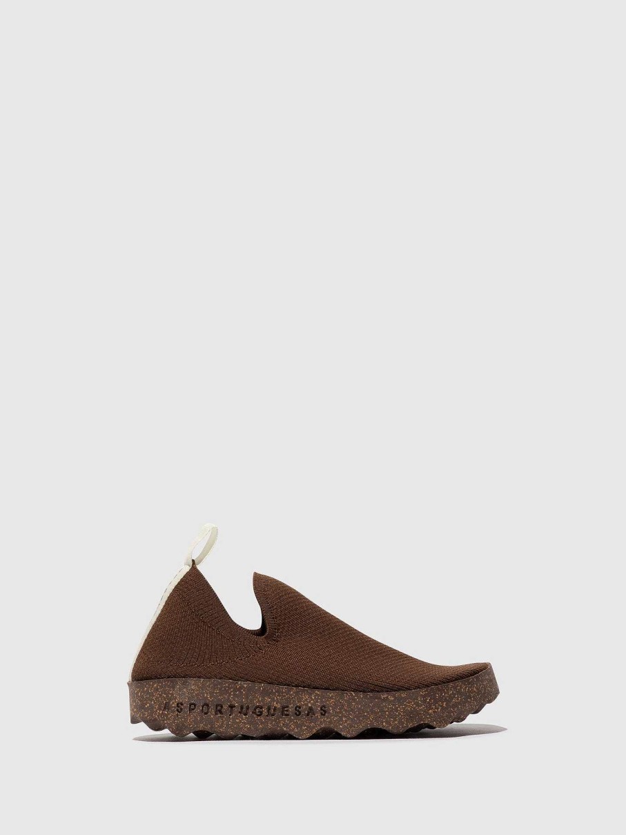 Men ASPORTUGUESAS Care | Slip-On Trainers Care Brown