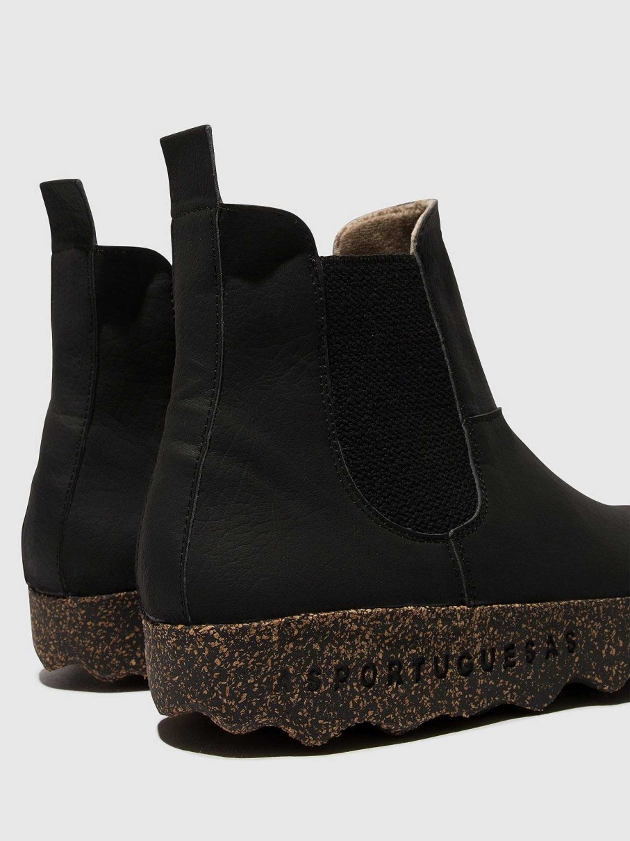 Men ASPORTUGUESAS Caia | Chelsea Ankle Boots Caia M Black Viridis