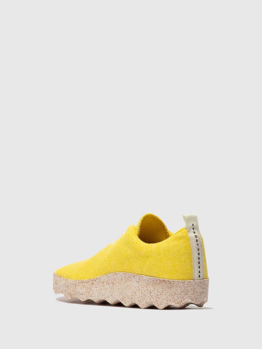 Women ASPORTUGUESAS Camp | Slip-On Shoes Camp Yellow Merino