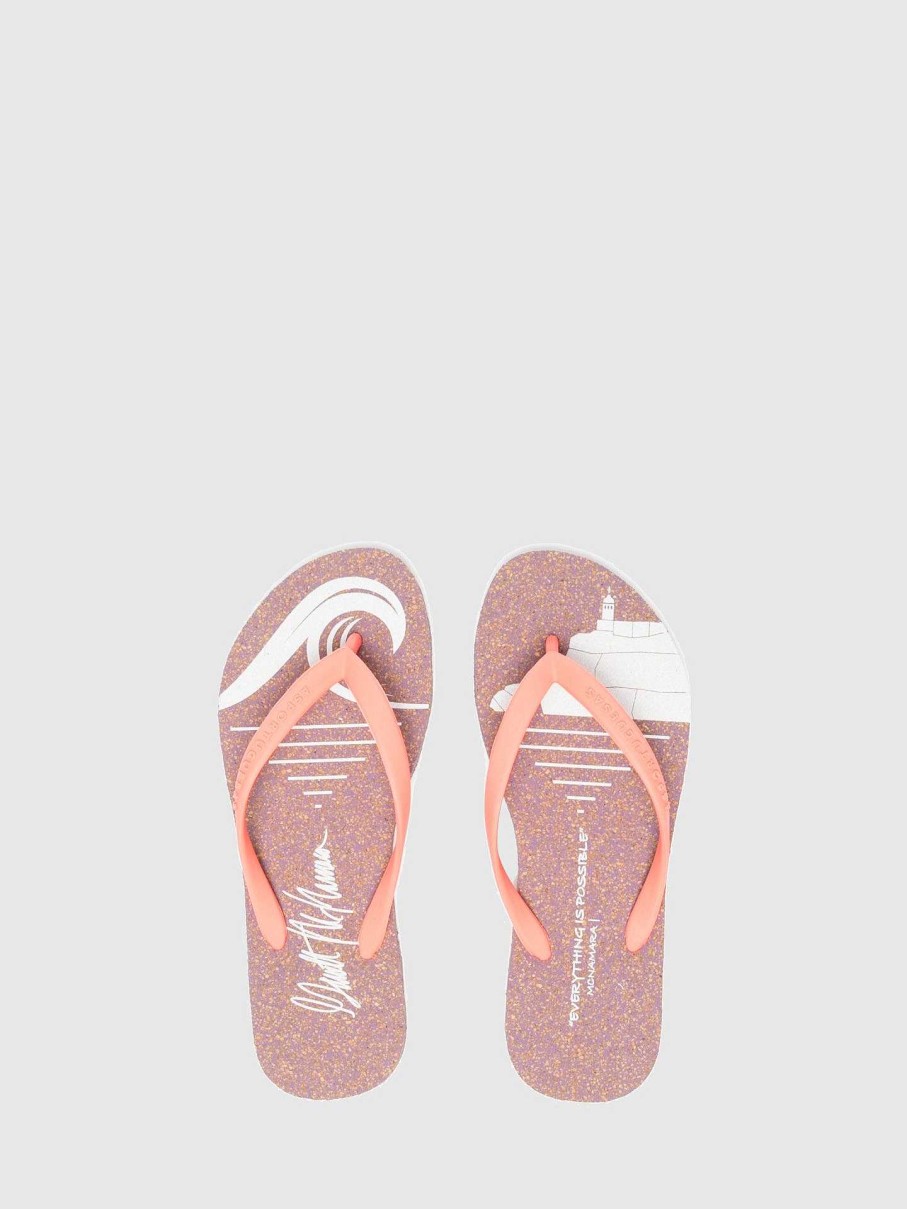 Men ASPORTUGUESAS Mcna | Beach Flip-Flops Mcna Red