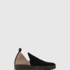 Men ASPORTUGUESAS City | Round Toe Shoes City M Black/Taupe