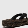 Women ASPORTUGUESAS Feel | Casual Flip-Flops Feel Black Rubber Strap