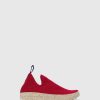 Men ASPORTUGUESAS Care | Elasticated Trainers Care Red S.Cafe Stretch