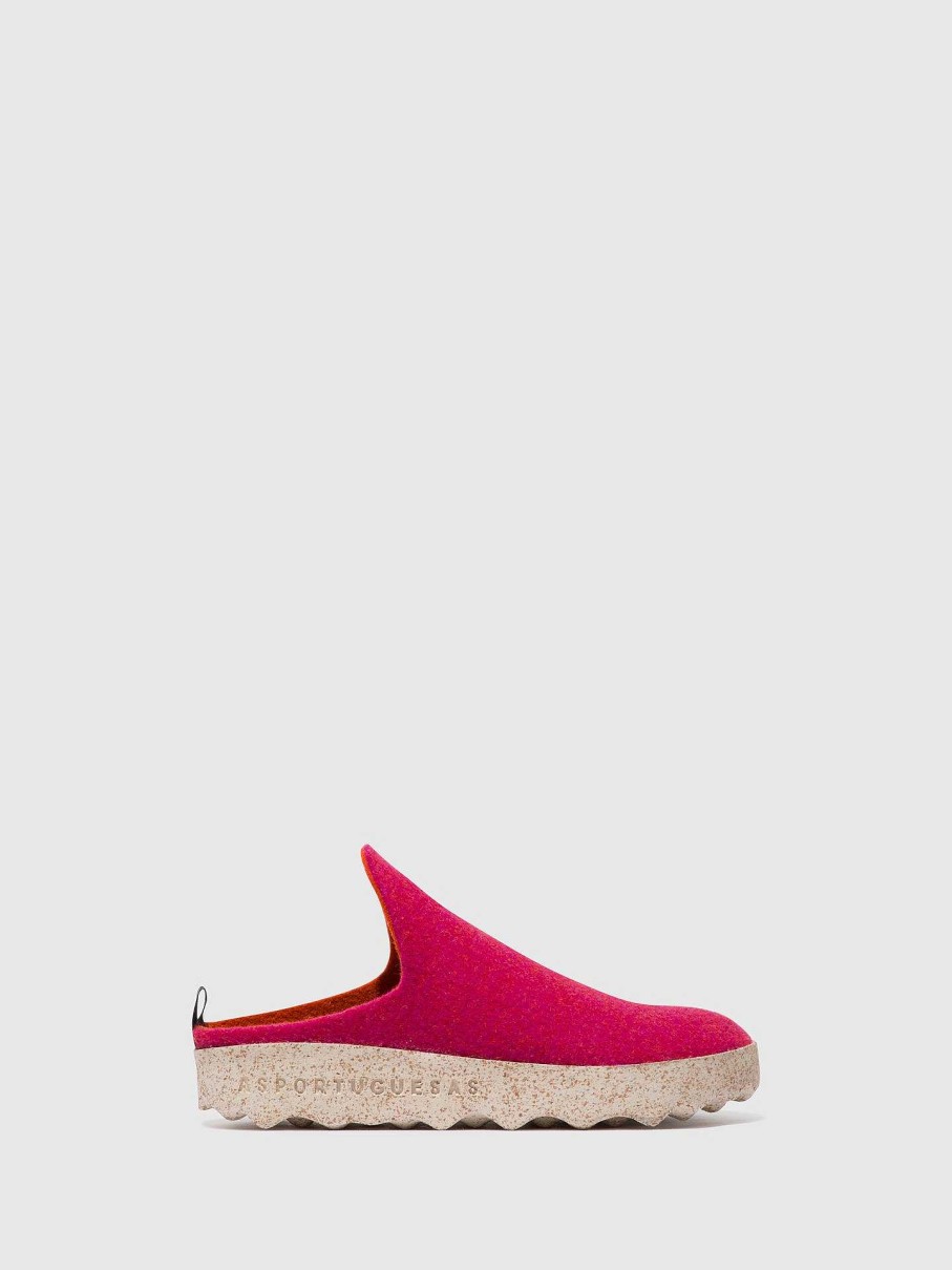 Women ASPORTUGUESAS Come | Slip-On Mules Come Fuchsia